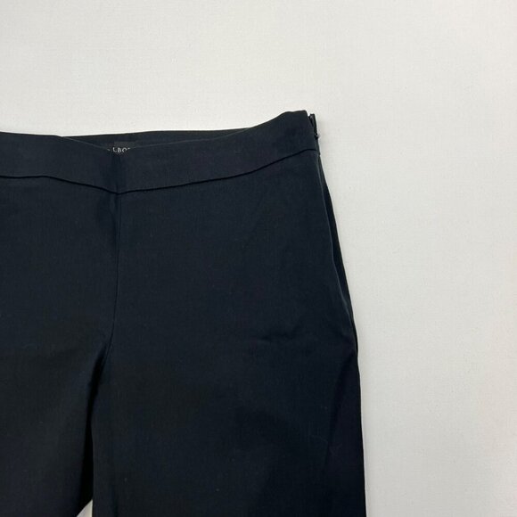 Talbots Chatham Crop Pant Black Womens Size 6P Side Zipper - Picture 2 of 9